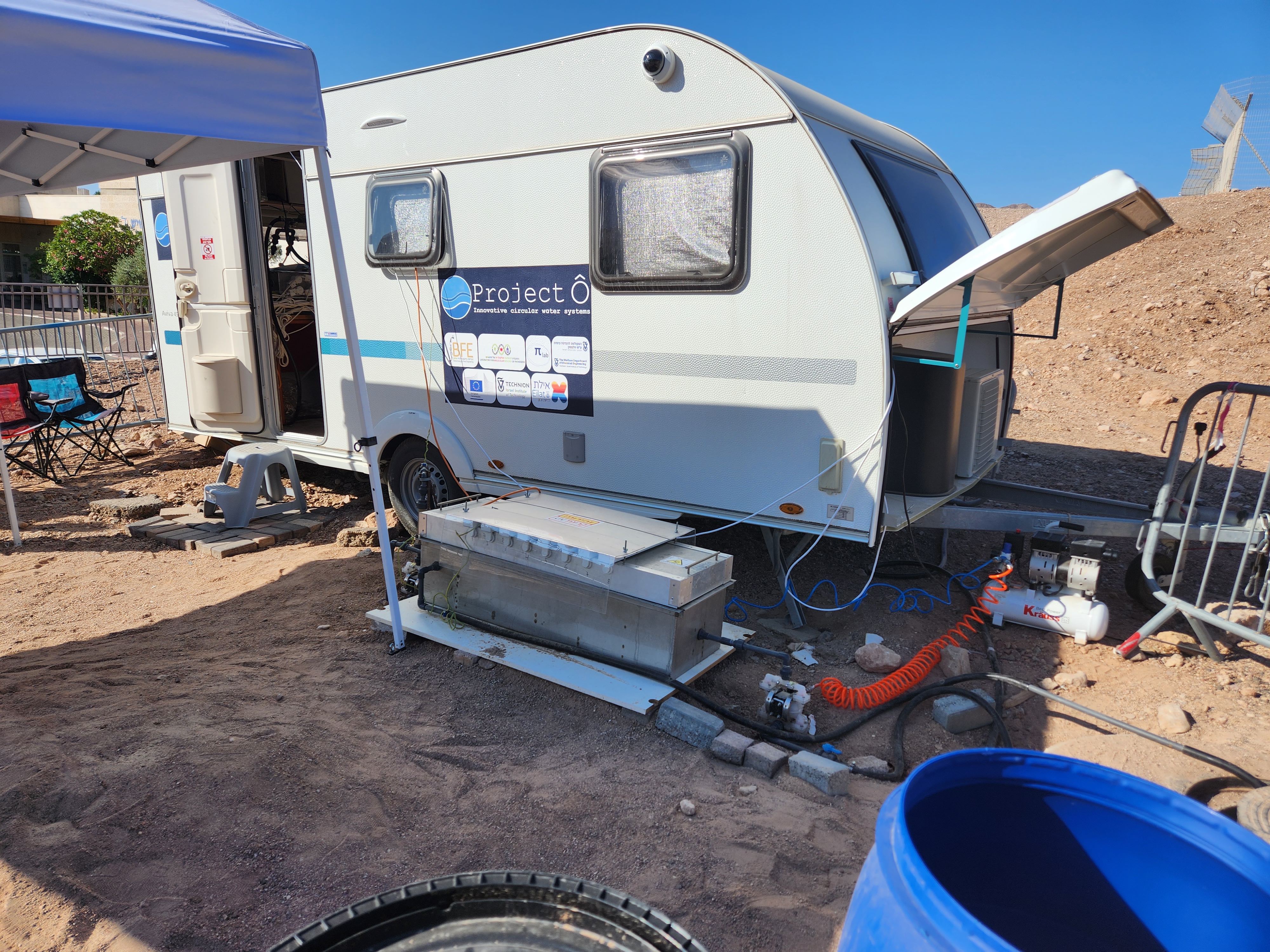 A mobile laboratory to detect antibiotics in the water